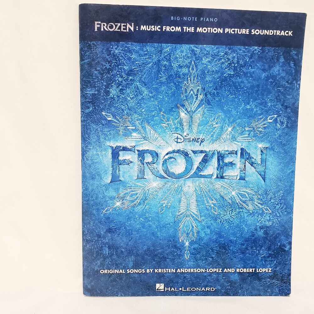 Disney Frozen Big-Note Piano Sheet Music Book Songbook 2013 Hal Leonard